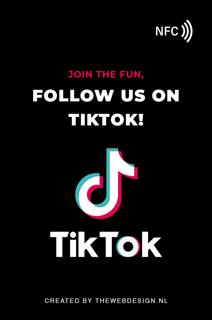 TikTok NFC Card TikTok NFC Card